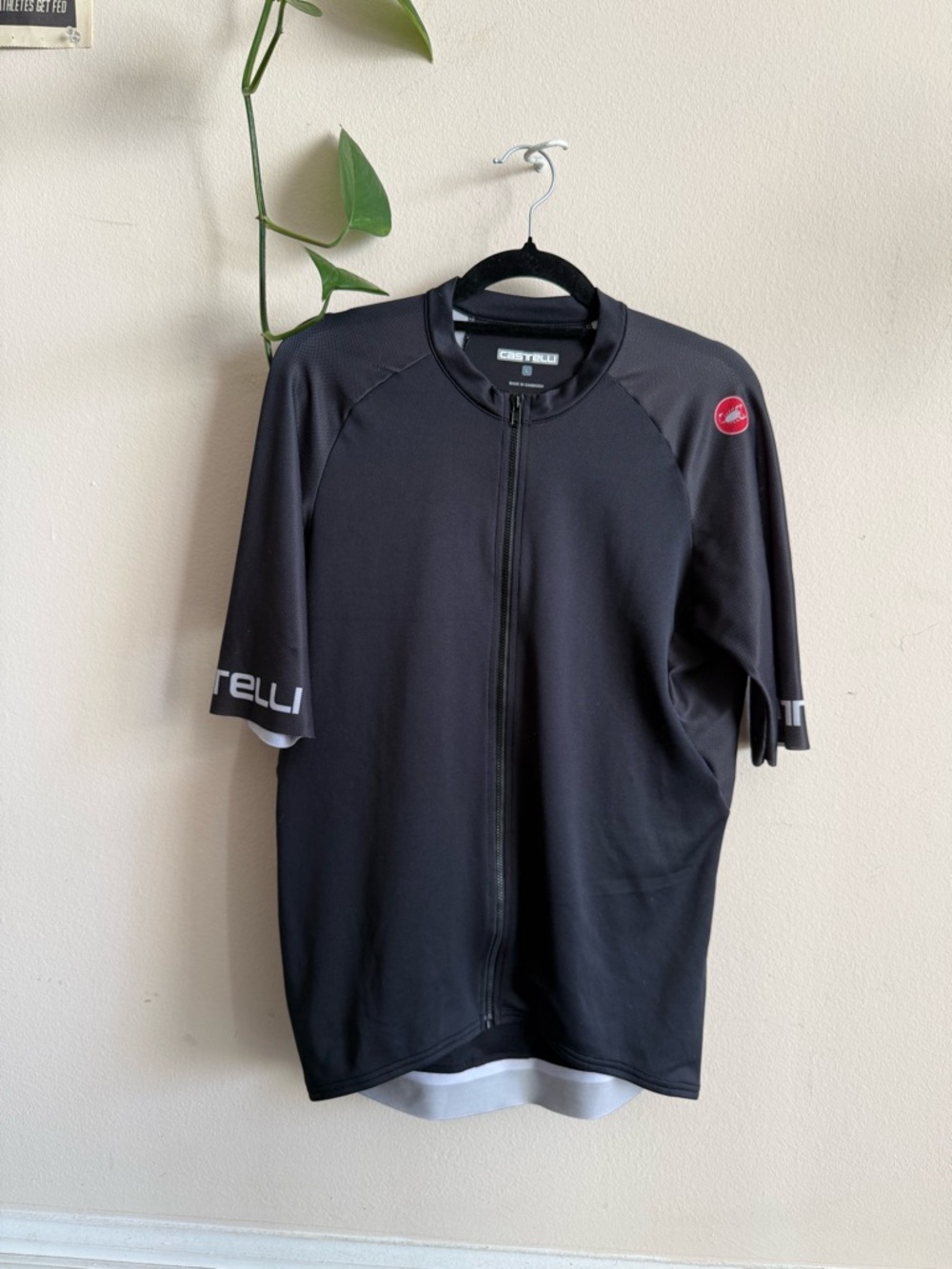 Castelli Men's Black Full-Zip Cycling Jersey